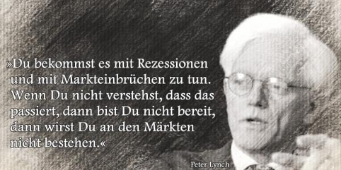 Zitat: Du bekommst es mit Rezessionen und mit Markteinbrüchen zu tun. Wenn du nicht verstehst, dass das passiert, dann bist du nicht bereit, dann wirst du an den Märkten nicht bestehen.