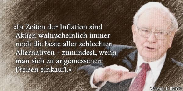 In Zeiten der Inflation sind Aktien wahrscheinlich immer noch die beste aller schlechten Alternativen – zumindest, wenn man sich zu angemessenen Preisen einkauft.