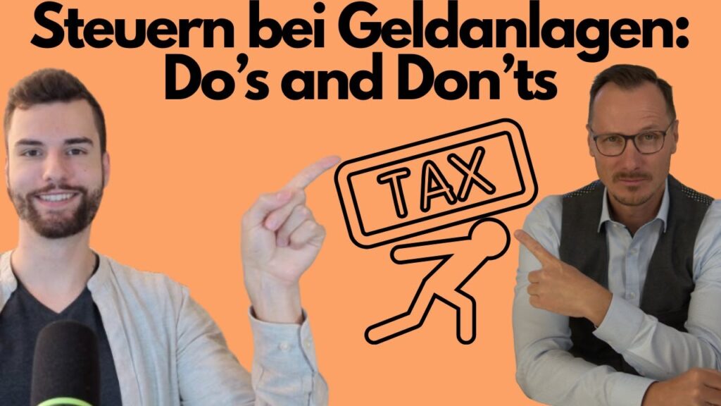 Steuern bei der Geldanlage